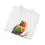 Thumbnail: Colorful Macaw parrot on white t-shirt
