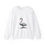 Thumbnail: White Swan Cygnus Sweatshirt: Elegant swan design on a comfortable crewneck sweatshirt