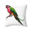 Thumbnail: Colorful parrot perched on branch, pillow design