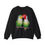 Thumbnail: Black sweatshirt with kissing parrots