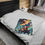 Thumbnail: Santa Claus riding reindeer, Christmas blanket