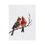 Thumbnail: Plush Blanket - Red-Beaked Finches Love Birds Design
