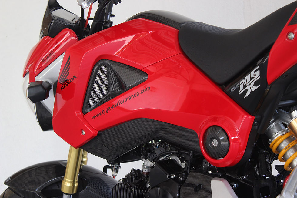Thumbnail: Honda Grom OG (2013-2015) Carbon Tank Shrouds with Duct and Grille