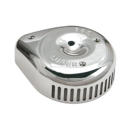 Slasher Slotted Air Cleaner Cover For S&S® Classic Teardrop Air Cleaners For Sup