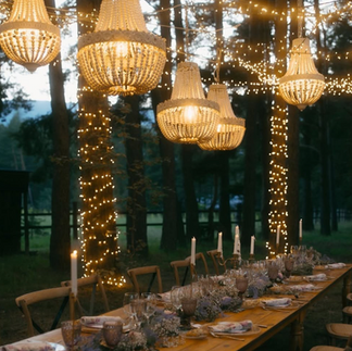 boda campestre con pocos invitados