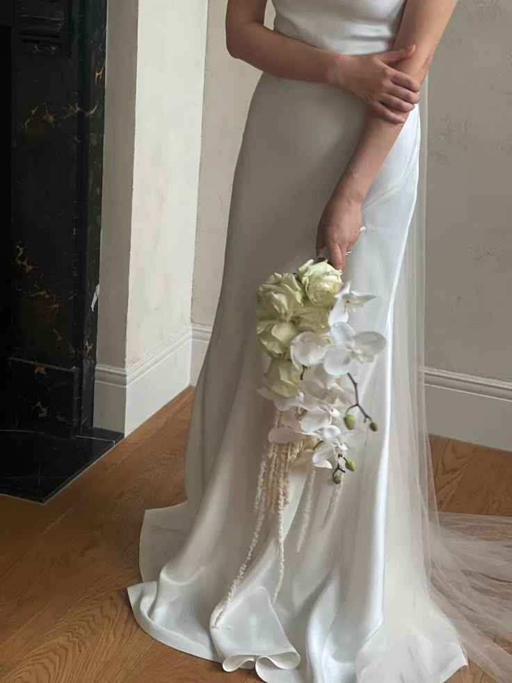 Ramo blanco de novia