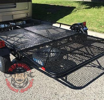 Thumbnail: Smart Car Trailer Folding Stand-Up Trailer