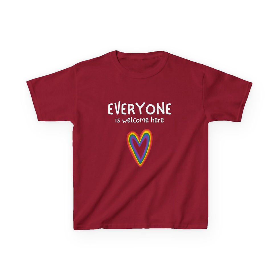 Thumbnail: Kids 'Everyone is Welcome Here' Tee-Shirt