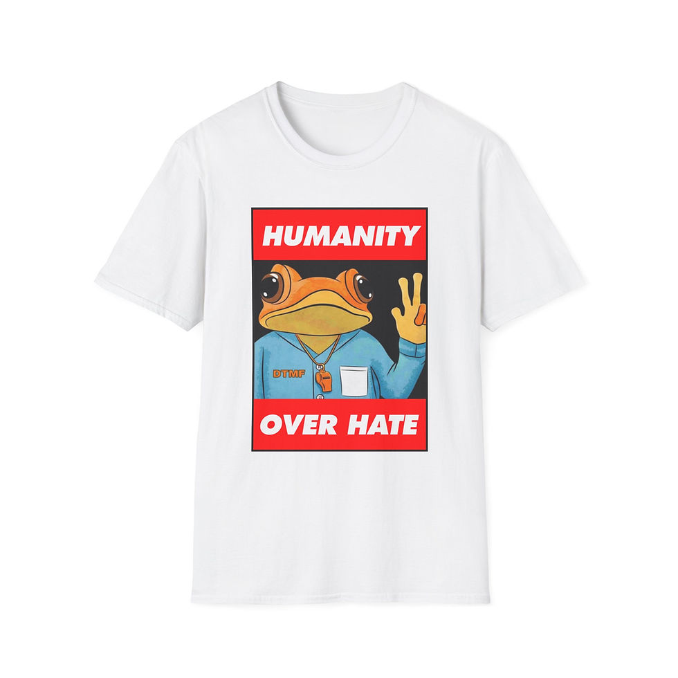 Thumbnail: 'Humanity Over Hate' Sapo Concho Tee (Unisex)