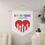 Thumbnail: 'Everyone is Welcome Here' Heart Wall Pennant