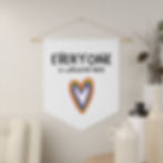 Thumbnail: 'Everyone is Welcome Here' Wall Decor Pennant