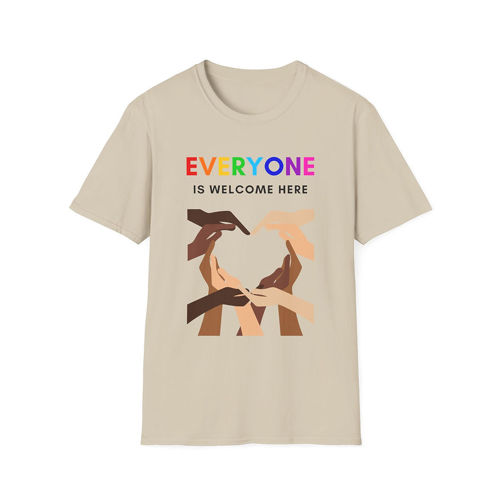 Thumbnail:  'Everyone is Welcome Here' Diversity Tee