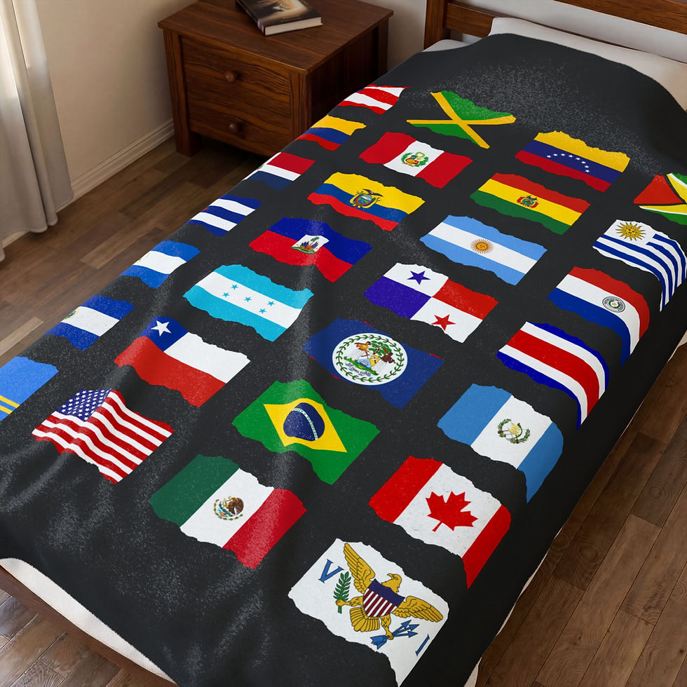 Thumbnail: 'Banderas' Plush Throw Blanket