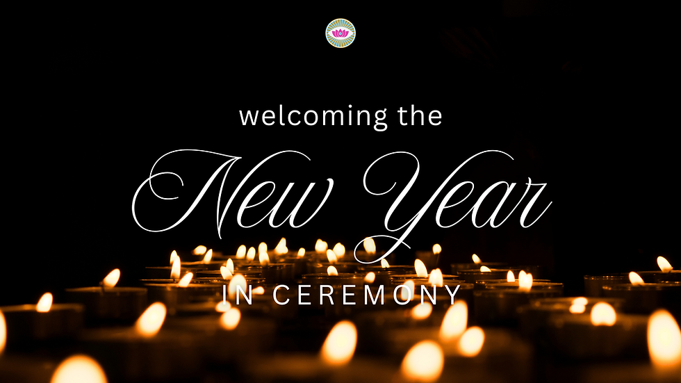 Welcoming the New Year in Ceremony