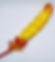 Red Tie-Dye Feather