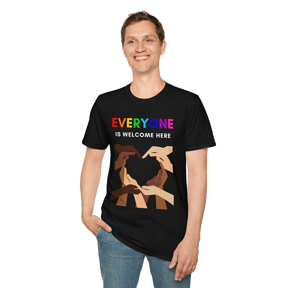 Thumbnail:  'Everyone is Welcome Here' Diversity Tee