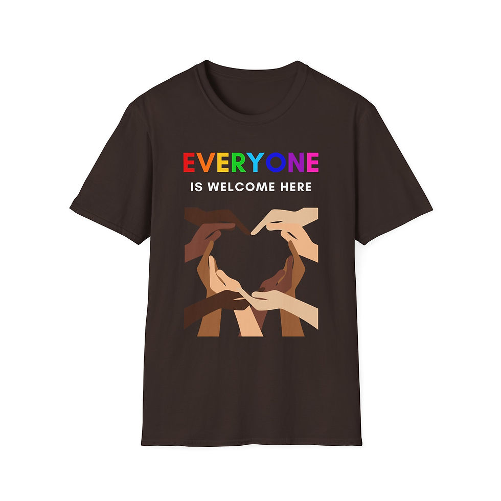 Thumbnail:  'Everyone is Welcome Here' Diversity Tee