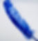 Blue Tie-dye Feather