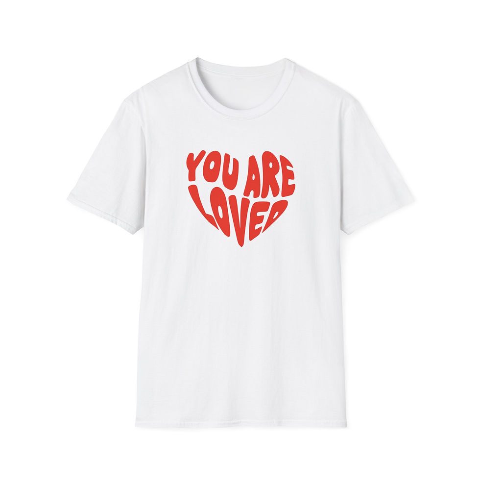 Thumbnail: 'You Are Loved' Heart Tee (Unisex)