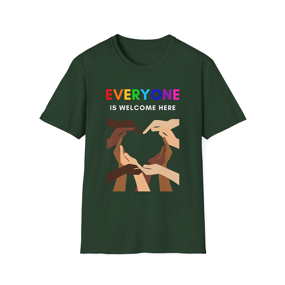 Thumbnail:  'Everyone is Welcome Here' Diversity Tee
