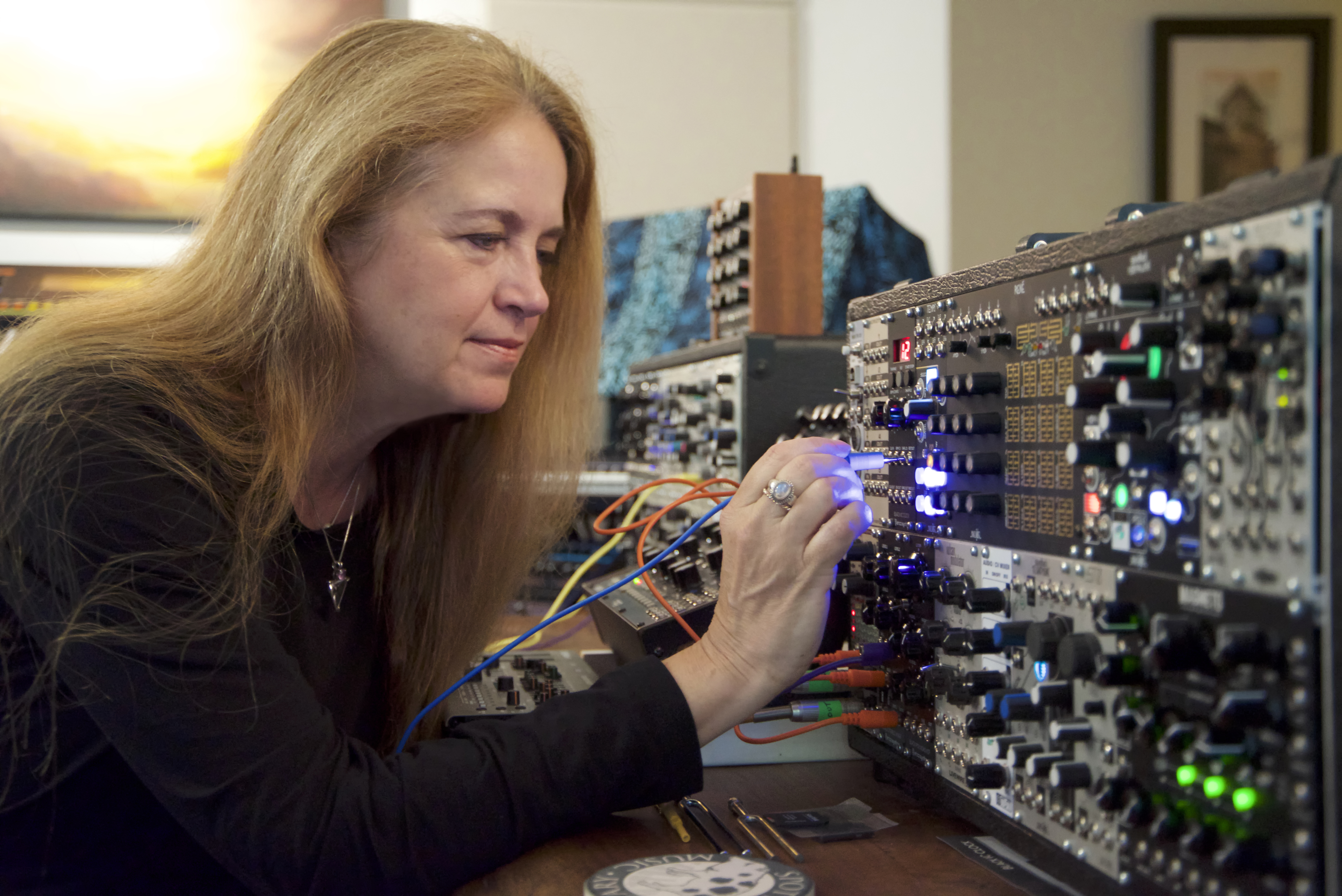 Madhavi at modular synths
