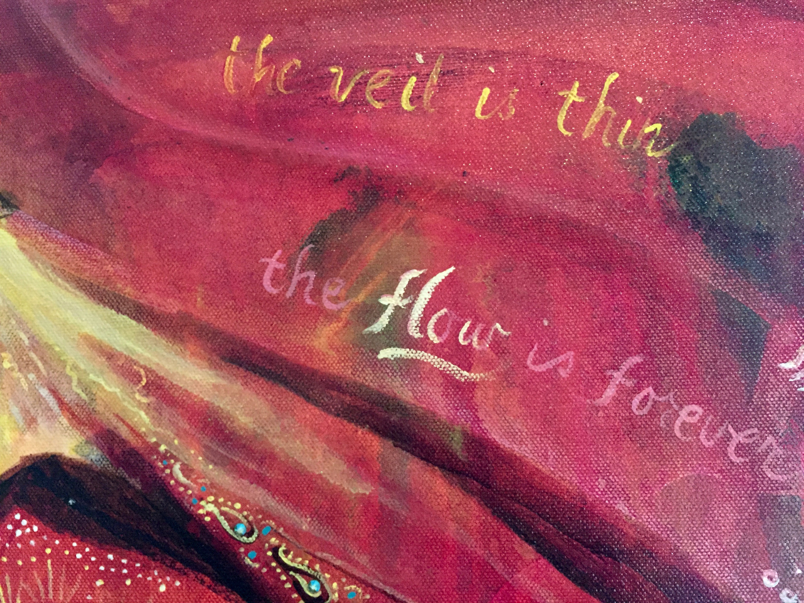Painting detail - Muse