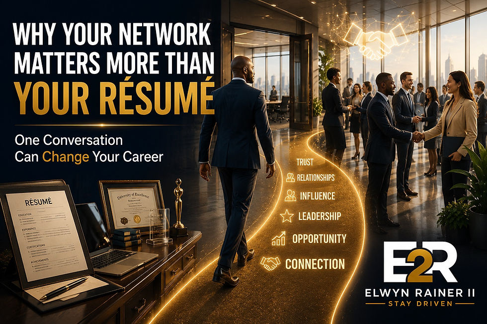 Why Your Network Matters More Than Your Résumé (And How It Changes Your Career)