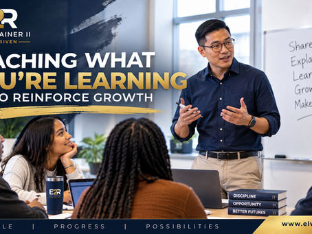 Teach It While You’re Learning It