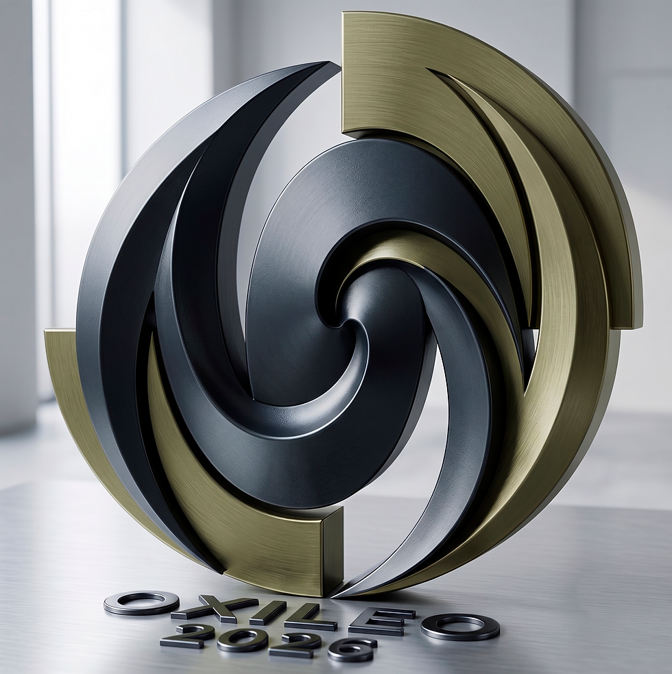 LOGO OXILEO TRIDIMENSIONAL
