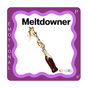NDPEOPLE card for meltdowner of coke bottle exploding 
