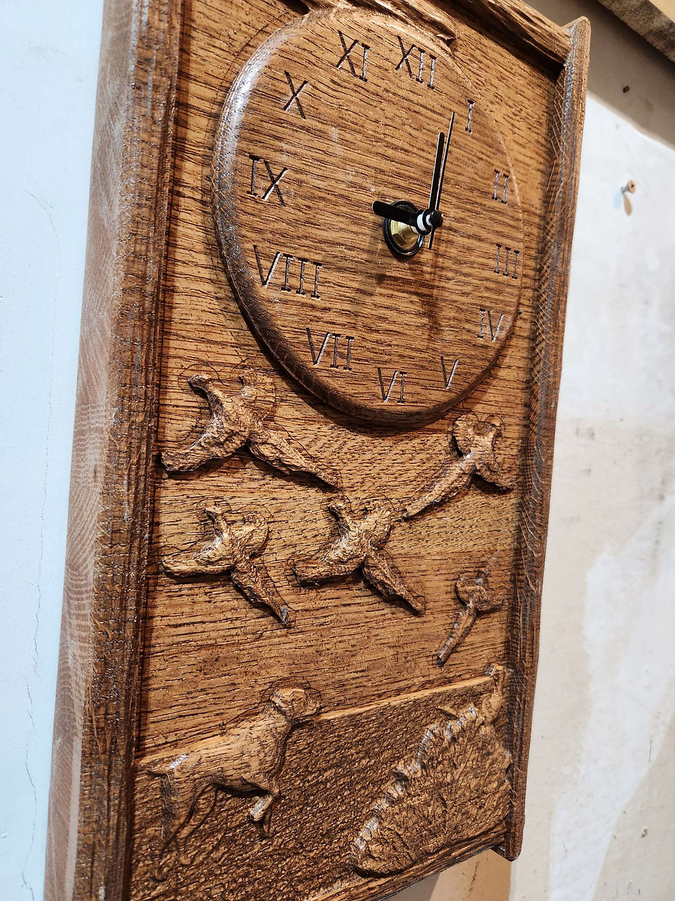 Thumbnail: 3d carved pheasant bonanza clock
