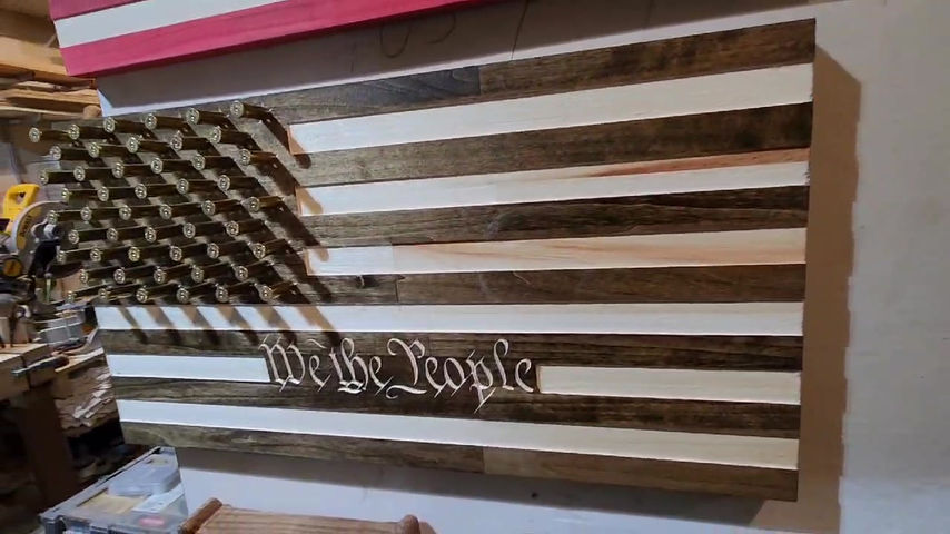 Thumbnail: We The People 357 brass flag