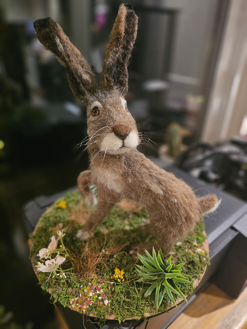 Thumbnail: Large Hare Centrepiece OOAK