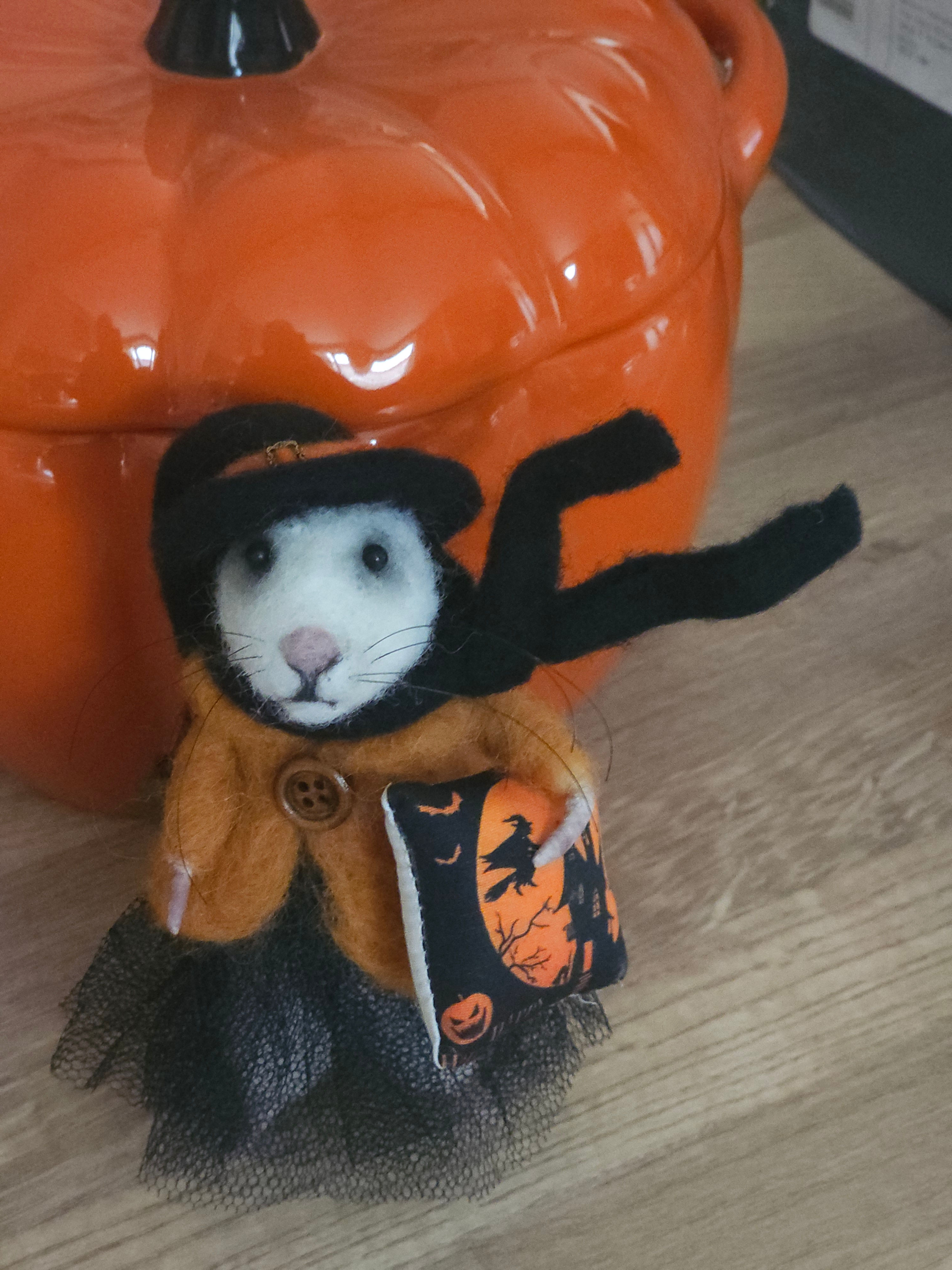 Halloween witchy mouse 🐁