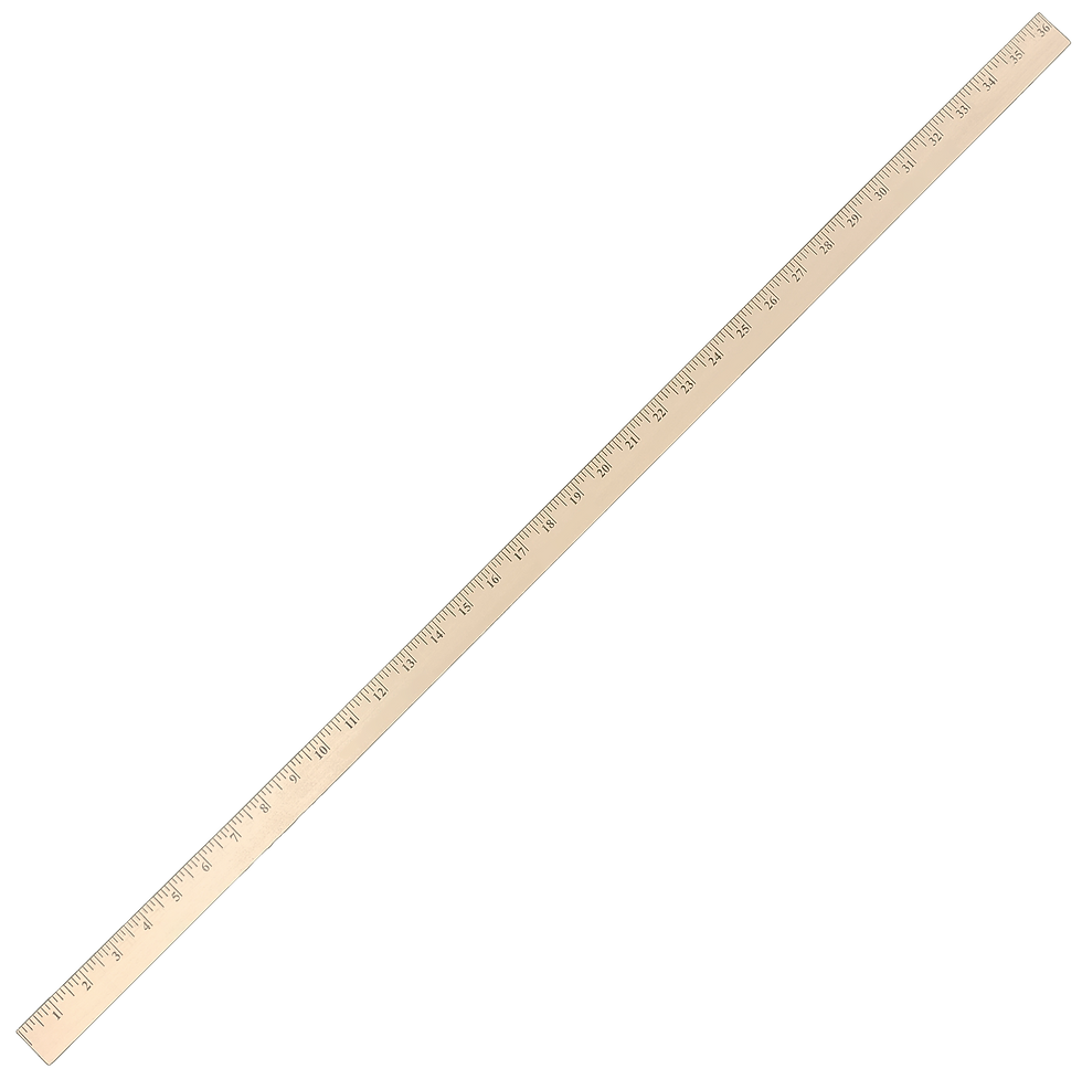 Thumbnail: 12576 Light Natural Wood Yardstick