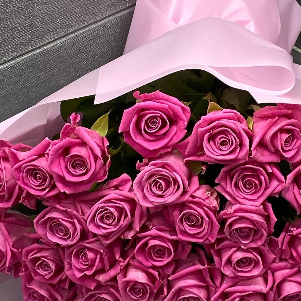 Прев'ю: Букет з 51 троянди Аква