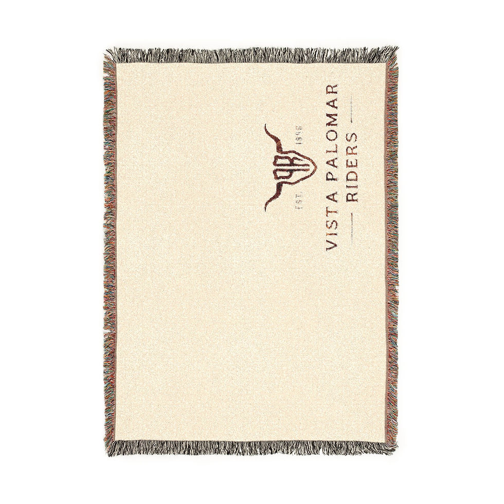 Thumbnail: Vista Palomar Riders Woven Blanket – Southwestern Longhorn Throw