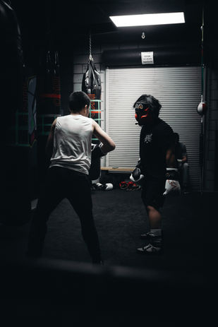 Sparring session