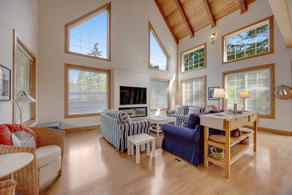 vaulted ceilings