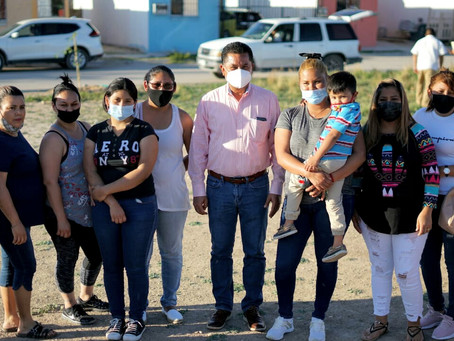 DAN EL BANDERAZO A LOS TRABAJOS DEL MULTIDEPORTIVO SAN DIEGO
