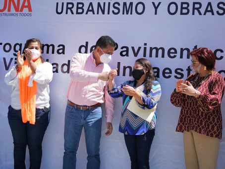 DOTARÁN DE PAVIMENTO A LA CALLE AQUILES SERDÁN DE LA COLONIA28 DE JUNIO, DENTRO DEL PROGRAMA DE PAV
