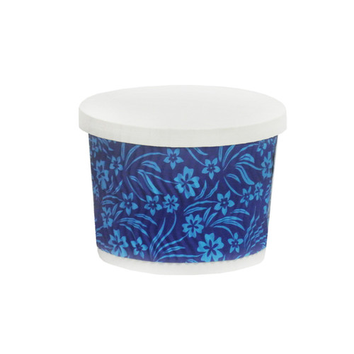 500ML RIPPLED PAPER CONTAINER WITH LID | Mysite