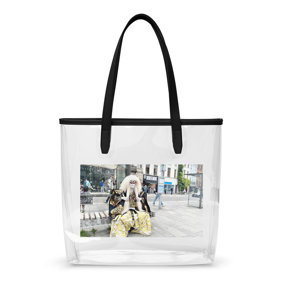 サムネイル： Busstop(Brusseles)_Clear tote bag