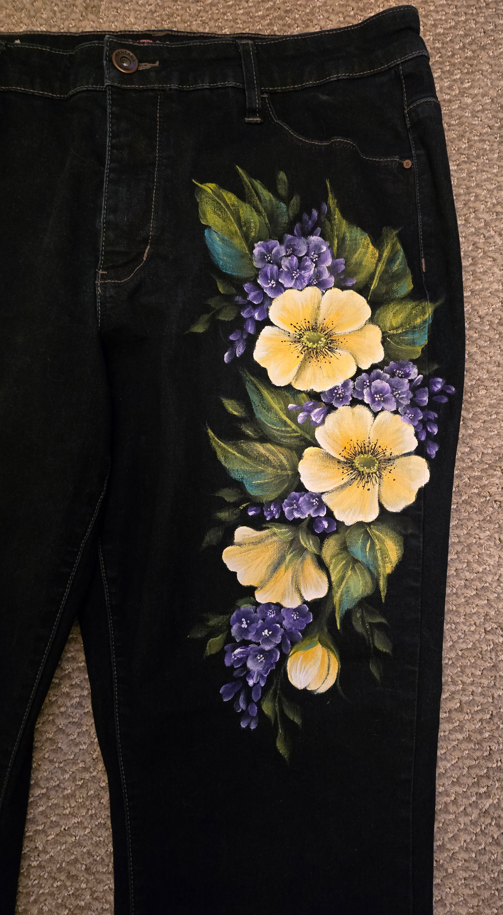 Floral Jeans