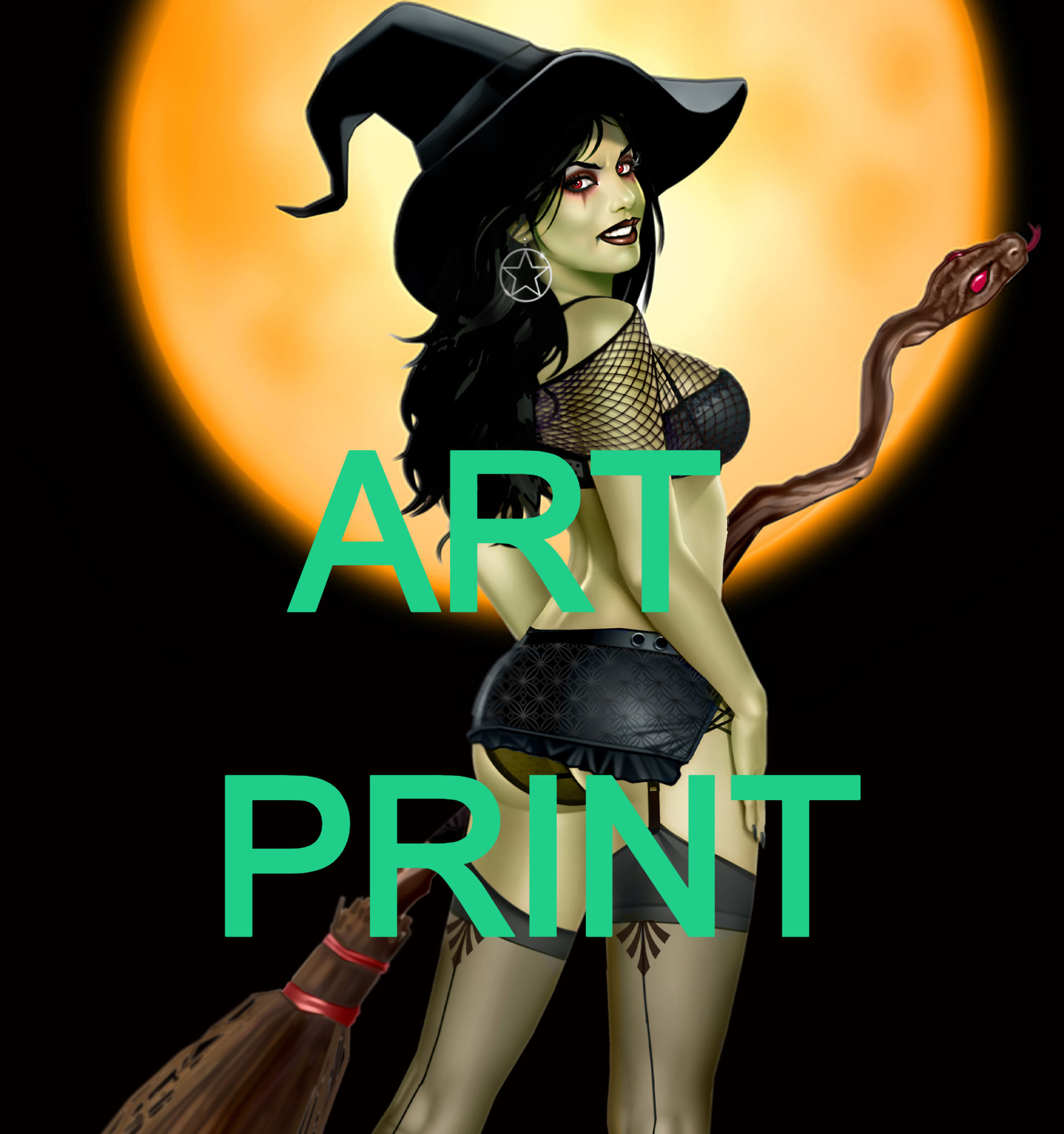 OCTOBER 2024 FAN PAGE EXCLUSIVE PART 2 WICKED ART PRINT