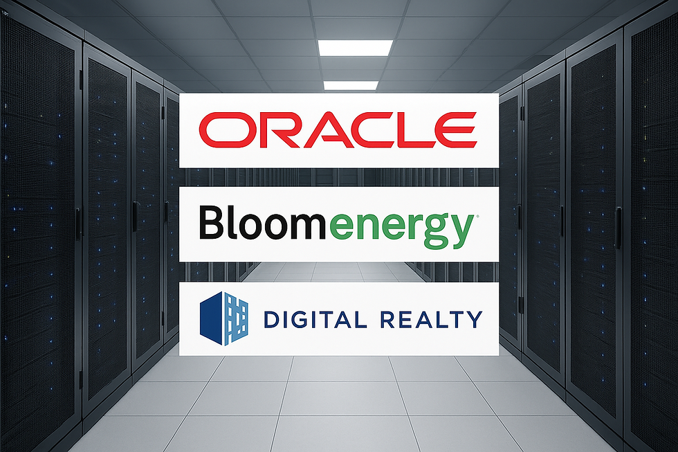 Oracle, Bloom Energy, and Digital Realty