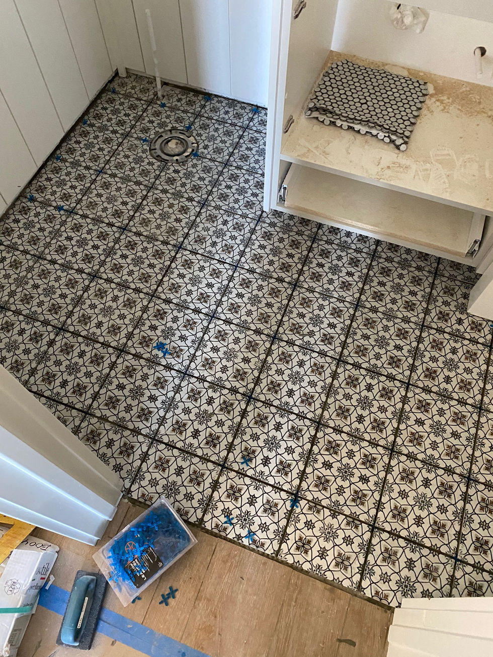 bathroom floor