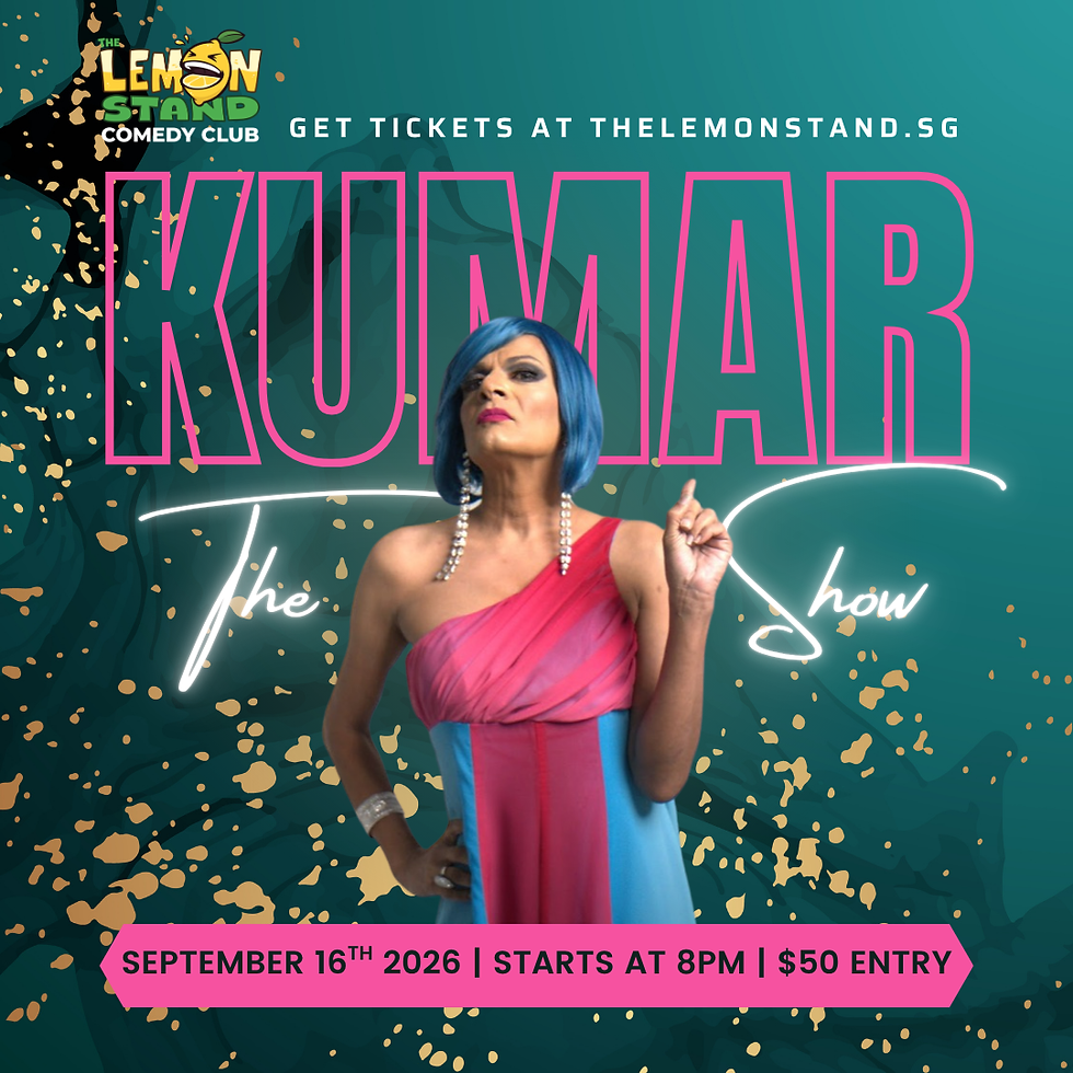 The Kumar Show | Wednesday 30th September 2026 @ The Lemon Stand