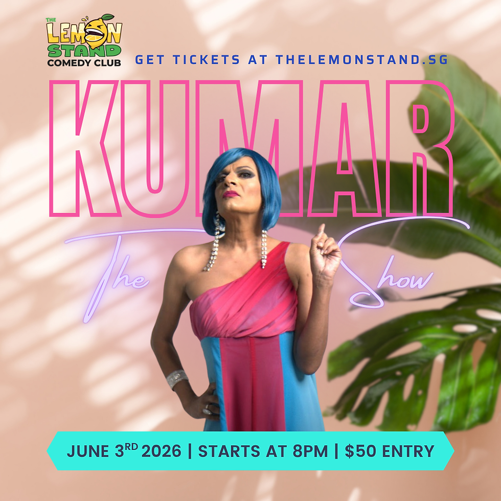 The Kumar Show | Wednesday 3rd June 2026 @ The Lemon Stand