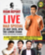 The Rishi Report LIVE! Haji Special ! A LIVE Comedy Panel Show